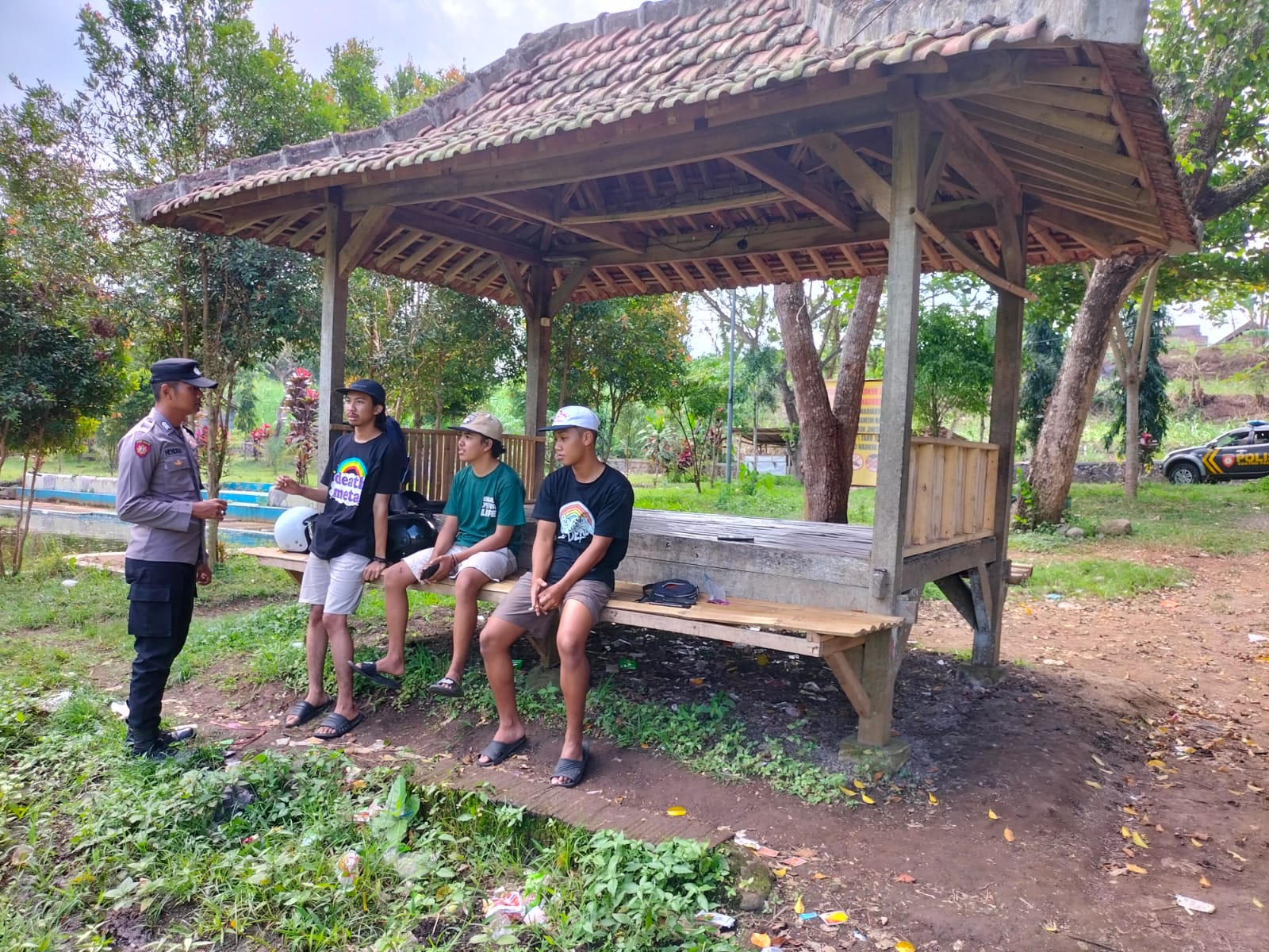 Hari Libur, Polsek Padang Polres Lumajang Intensif Patroli Di Tempat Wisata