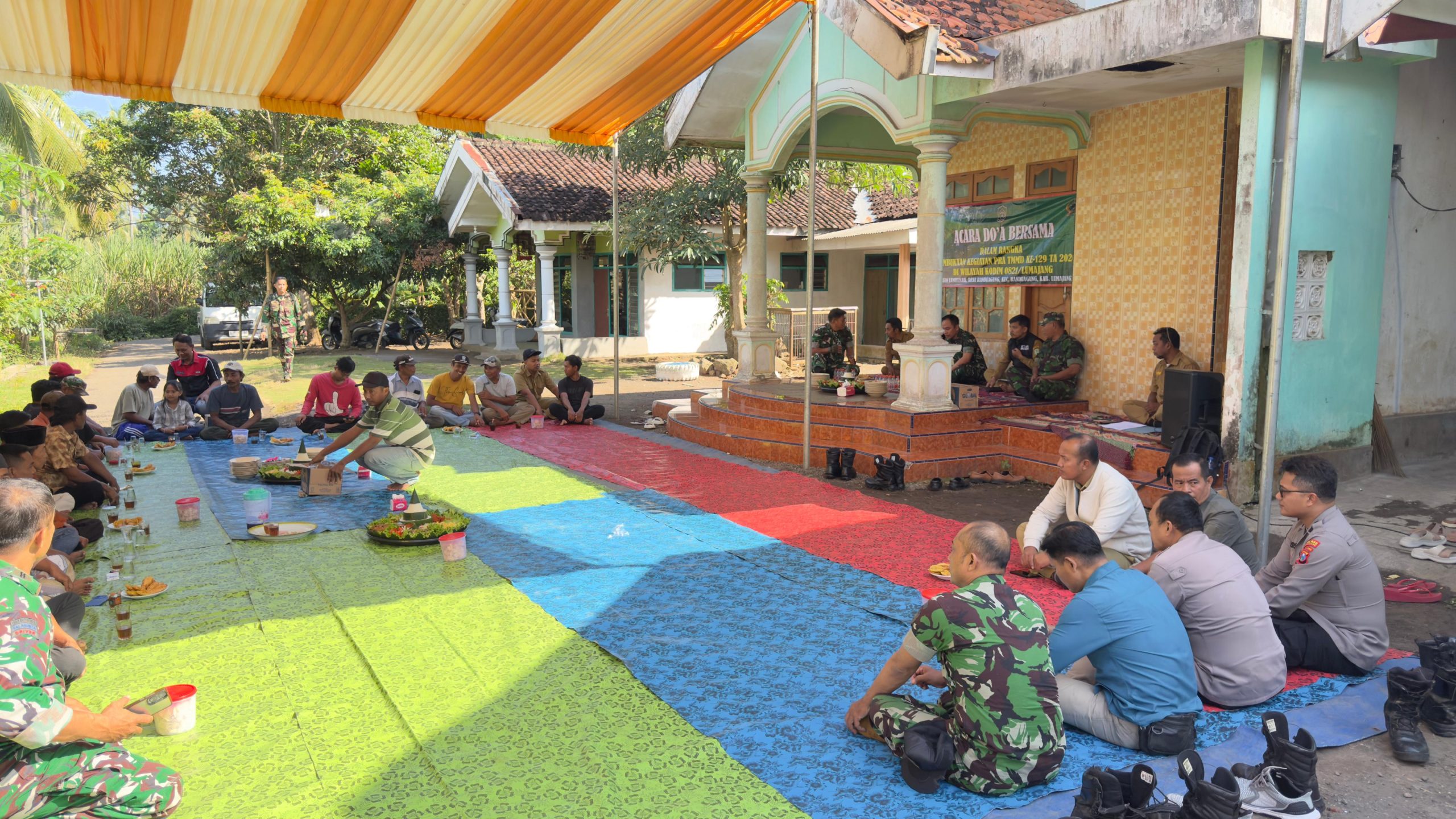 Polsek Randuagung Hadiri Doa Bersama Pembukaan Pra TMMD ke-129, Perkuat Sinergi Bangun Desa