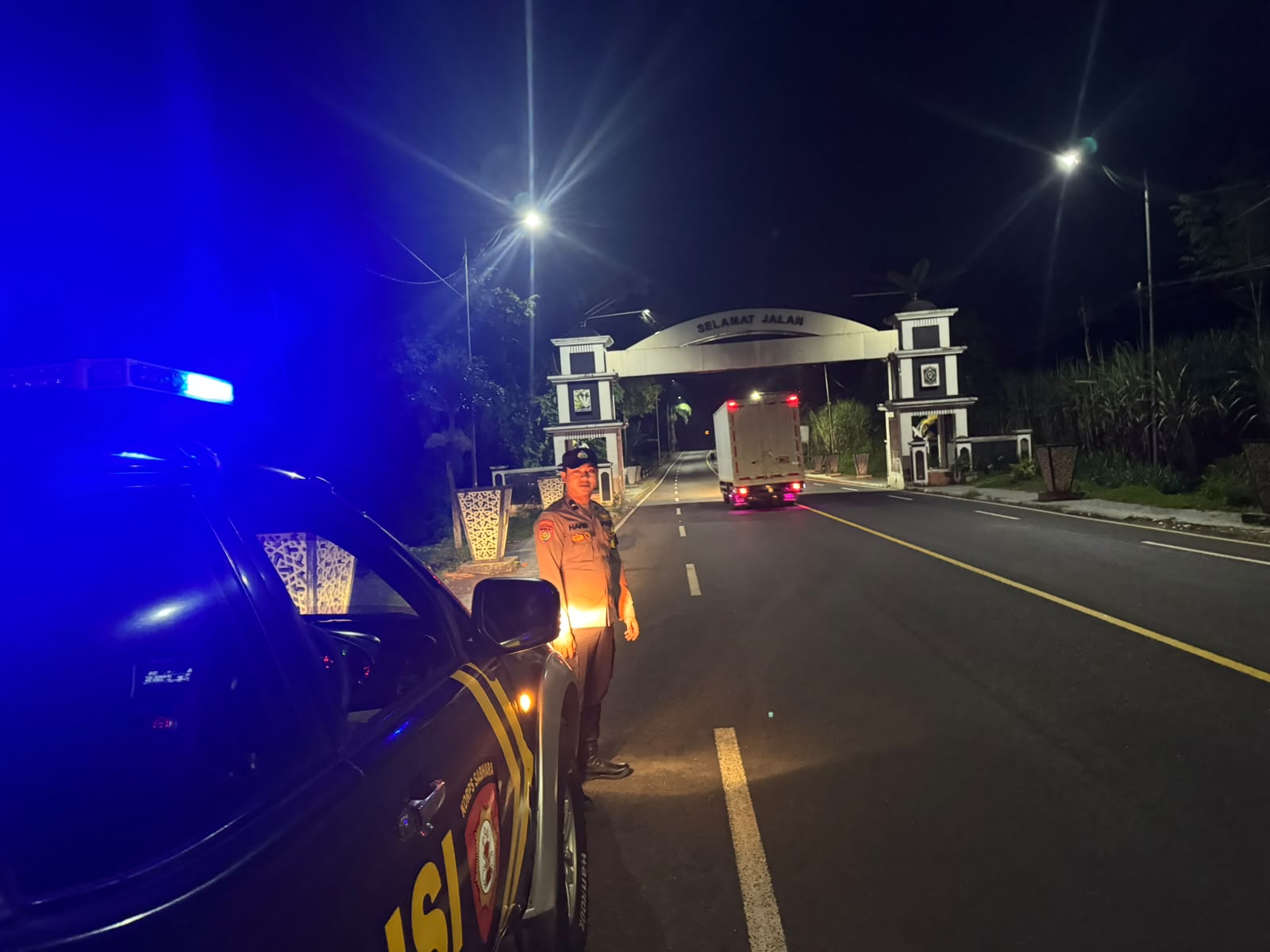Patroli "Membirukan Langit", Polsek Ranuyoso Perkuat Pengamanan Jalur dan Cegah Kriminalitas Malam Hari