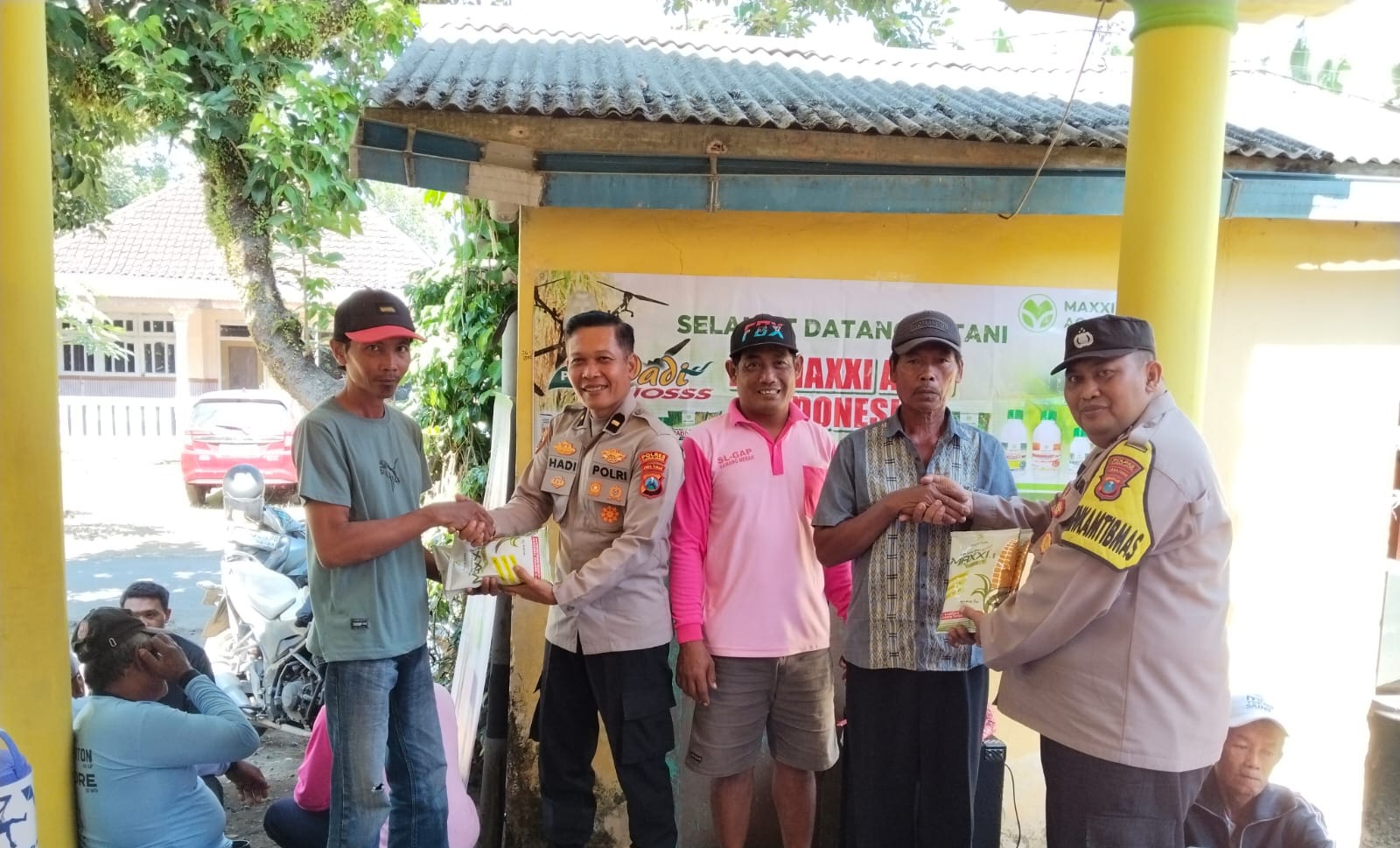 Polsek Rowokangkung Hadiri Sosialisasi Benih Jagung dan Pupuk, Dukung Produktivitas Petani