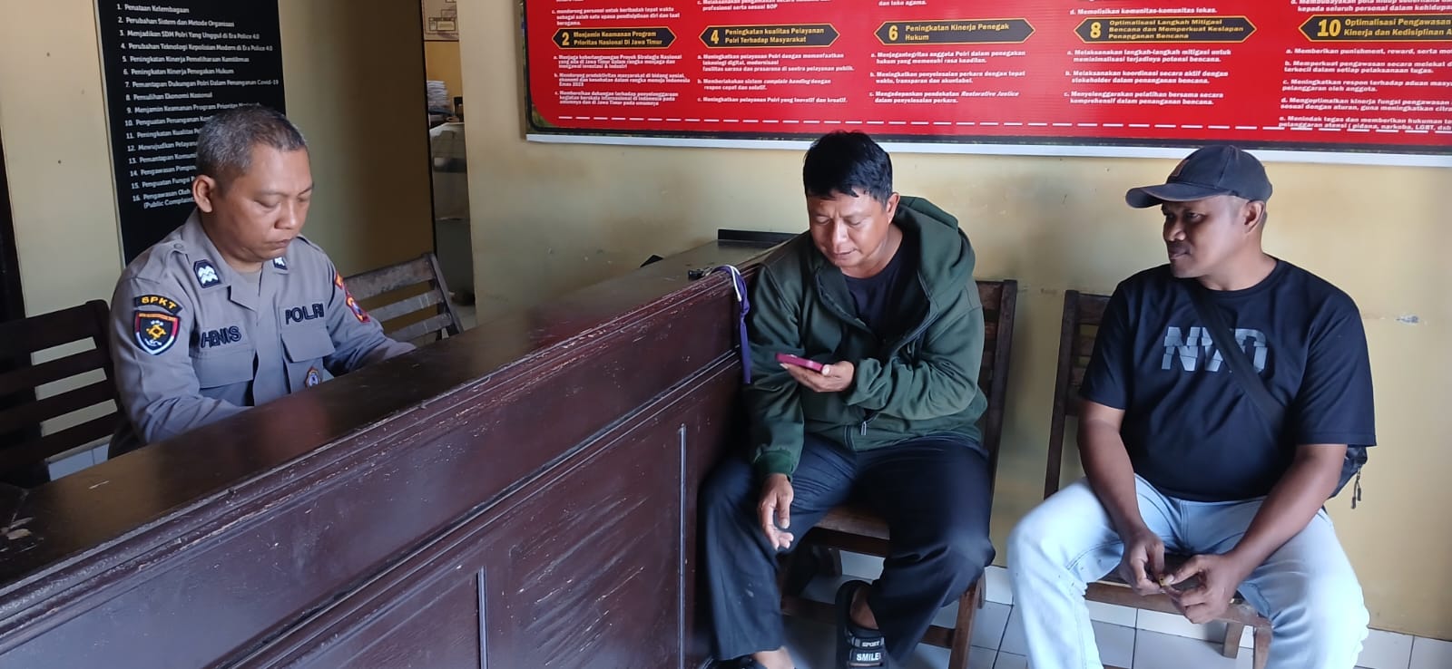 SPKT Polsek Rowokangkung Pintu Utama Pelayanan Bagi Masyarakat Dalam Pengurusan Surat Kehilangan