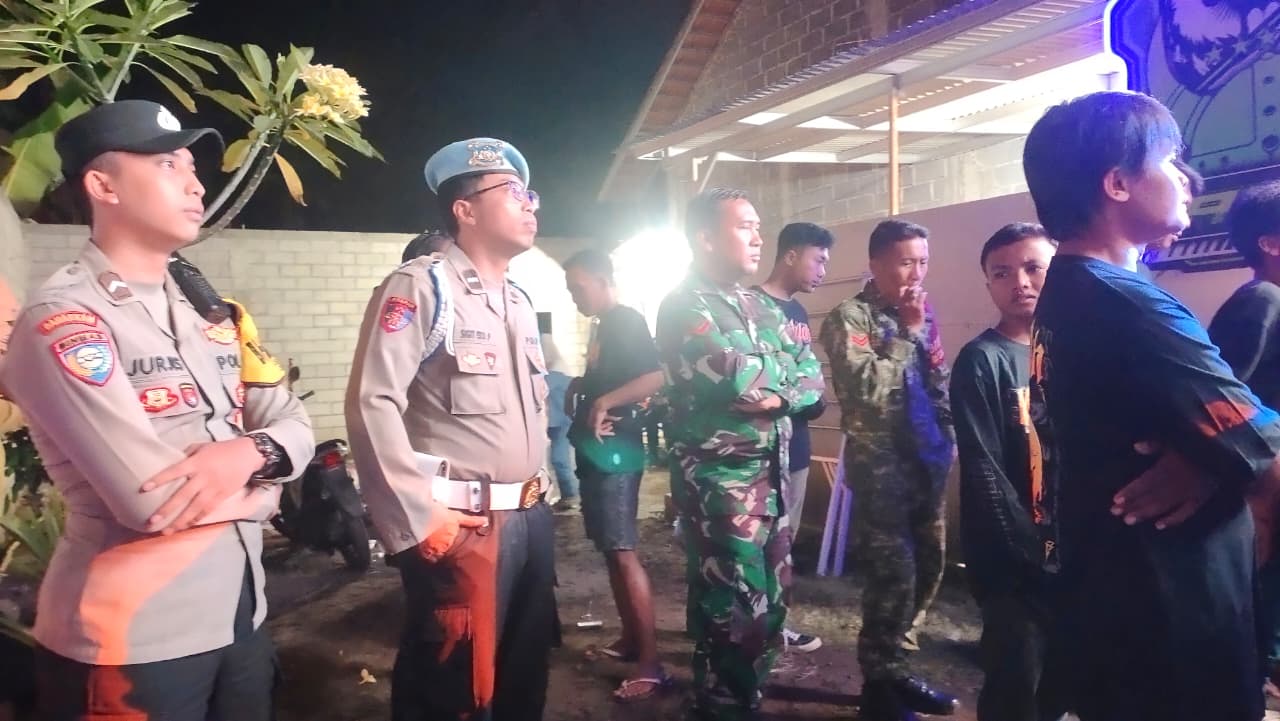 TNI-Polri Amankan Anniversary Waloh Gank di Kunir, Panitia Diingatkan Jaga Ketertiban dan Batas Volume Sound System