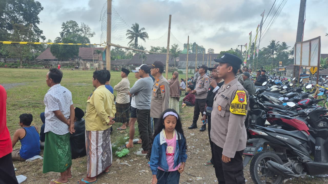 Polsek Candipuro Amankan Turnamen Kades Cup Sumberwuluh 2026, Adu Penalti Warnai Laga Scorpio vs Dewa Ruci