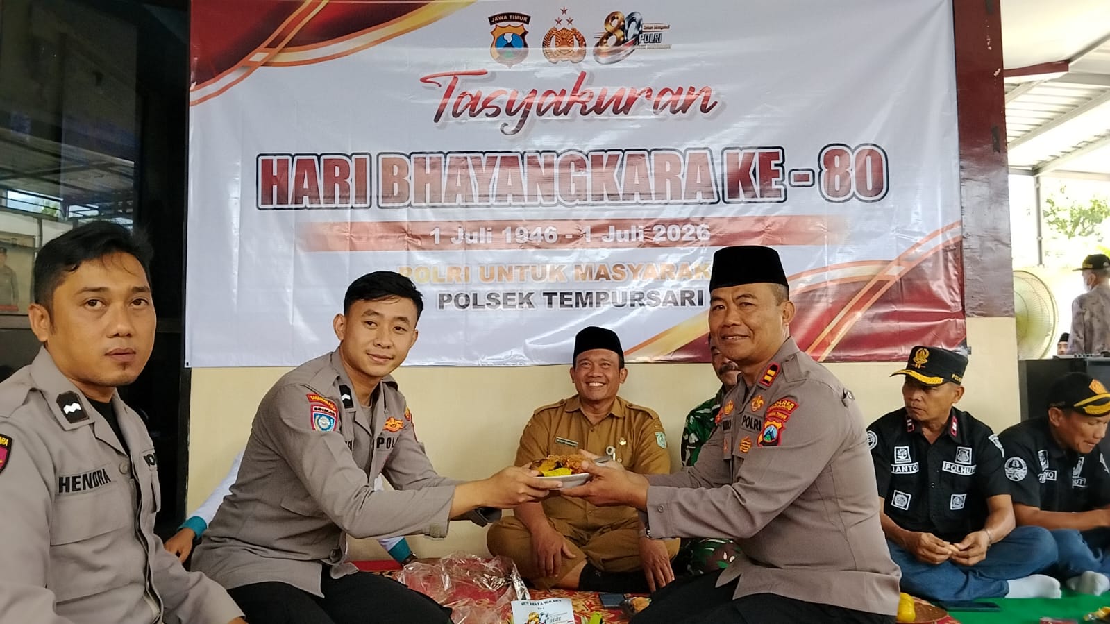 Polsek Tempursari Gelar Tasyakuran Hari Bhayangkara ke-80, Perkuat Sinergi dengan Masyarakat