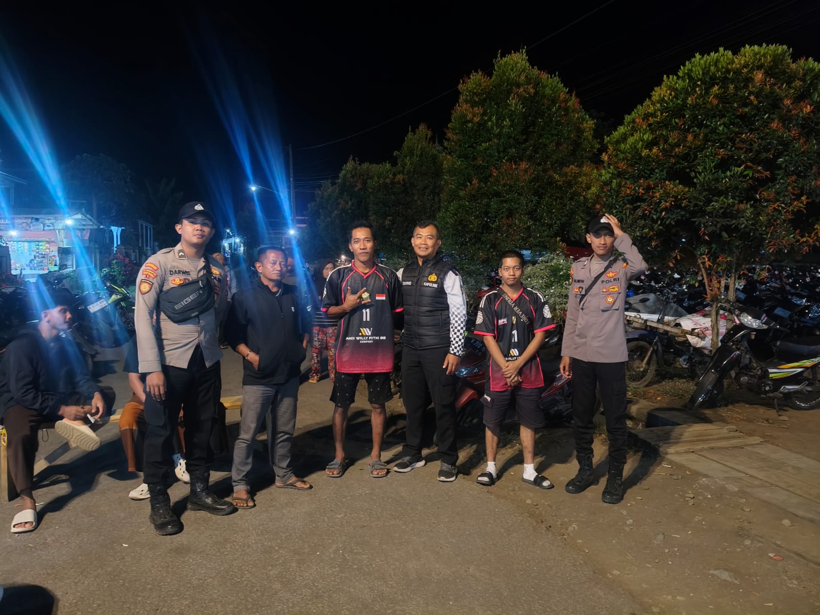 Polsek Tempursari Amankan Turnamen Bola Voli di Pundungsari, Warga Diajak Jaga Sportivitas dan Kamtibmas
