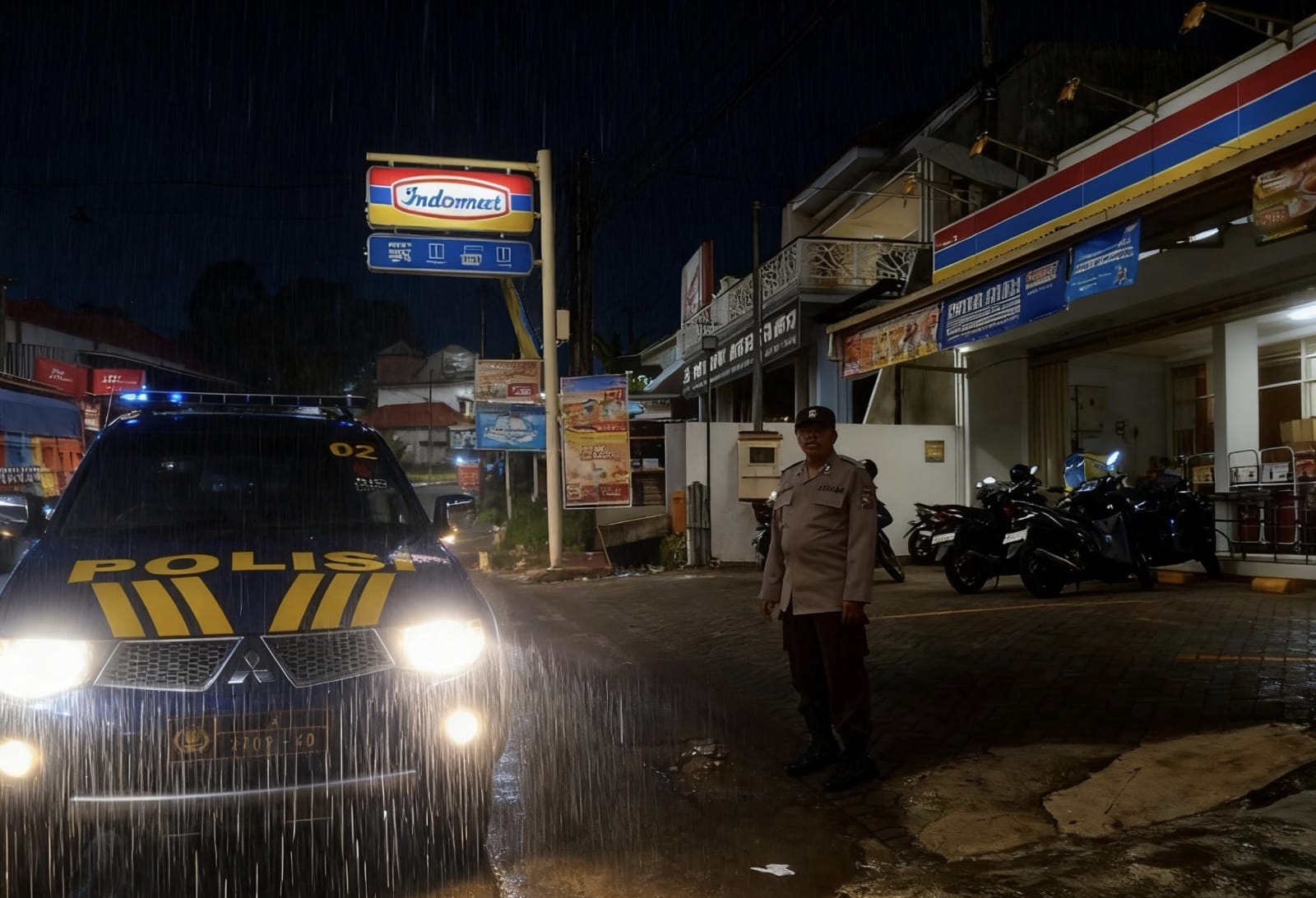 Patroli Malam Polsek Pronojiwo Intensif, Cegah Kriminalitas dan Balap Liar di Sejumlah Titik Rawan