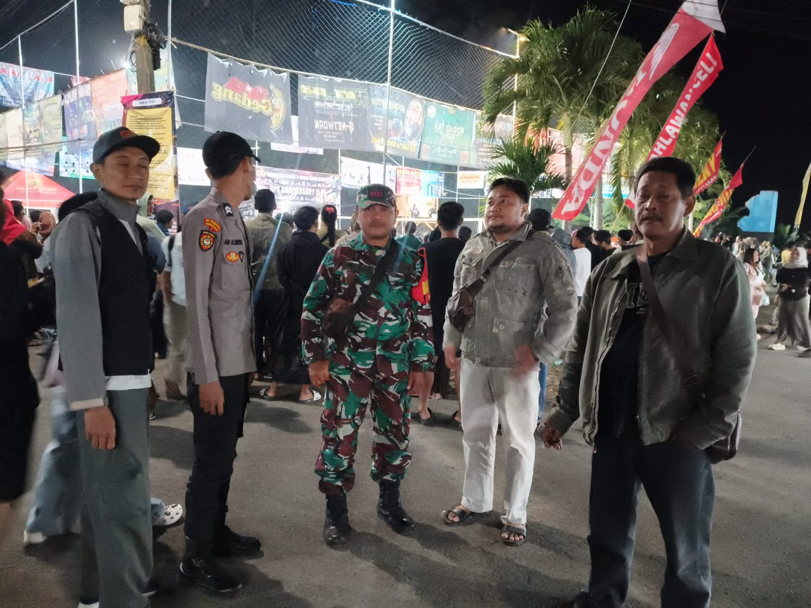 Polsek Tempursari Amankan Turnamen Bola Voli di Pundungsari, Kapolsek Ajak Warga Jaga Sportivitas