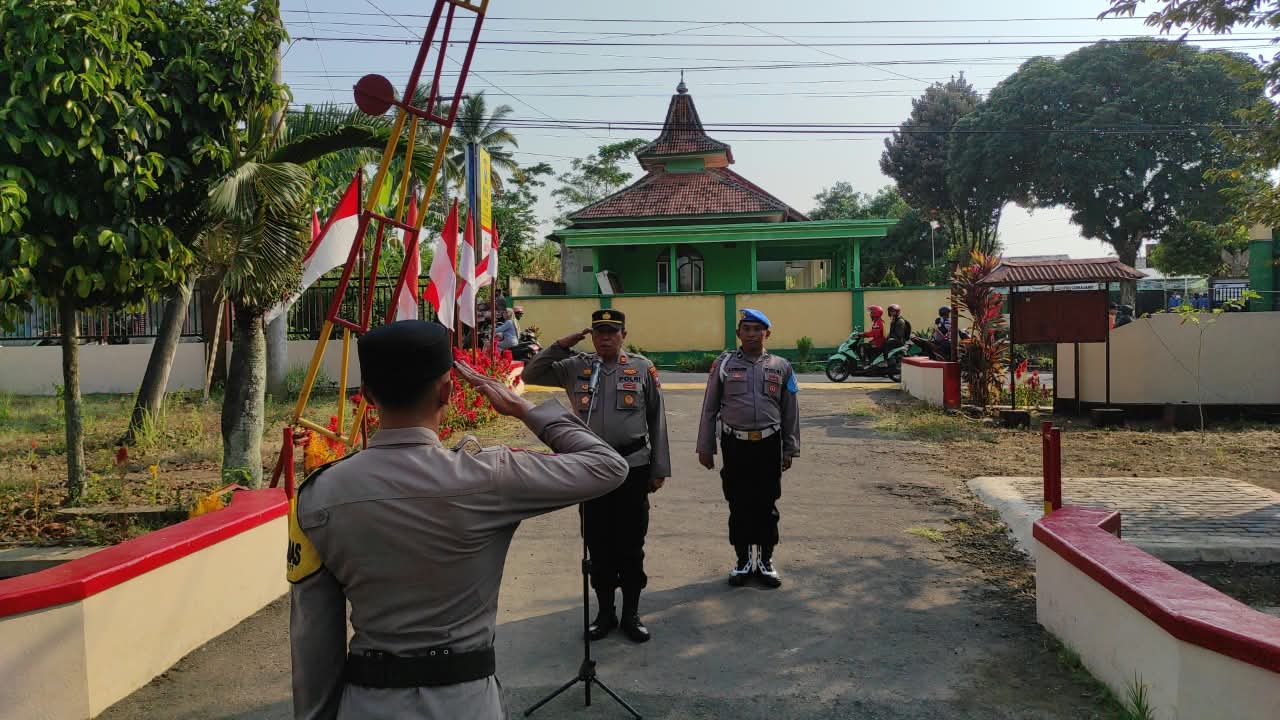 Polsek Padang Gelar Apel Pelajar Kamtibmas Berikan Motivasi Menjadi Generasi Penerus Bangsa Berdaya Saing Global